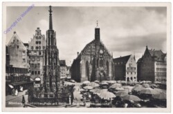 Nürnberg, Schöner Brunnen und Frauenkirche