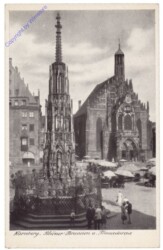 Nürnberg, Schöner Brunnen und Frauenkirche