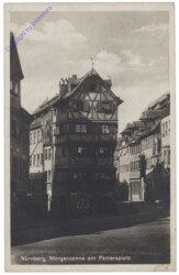 Nürnberg, Morgensonne am Paniersplatz