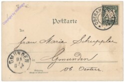 Oberammergau, Blick vom Bärenloch aus auf den Kofel