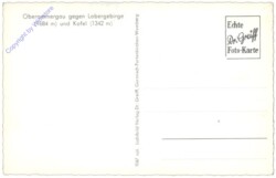 Oberammergau, gegen Labergebirge und Kofel