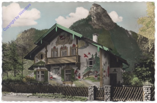 ak135129 Oberammergau, Rotkäppchen-haus
