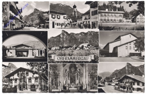 ak135130 Oberammergau, Multiansicht