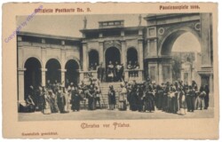 Oberammergau, Passionsspiele 1909, Christus vor Pilatus