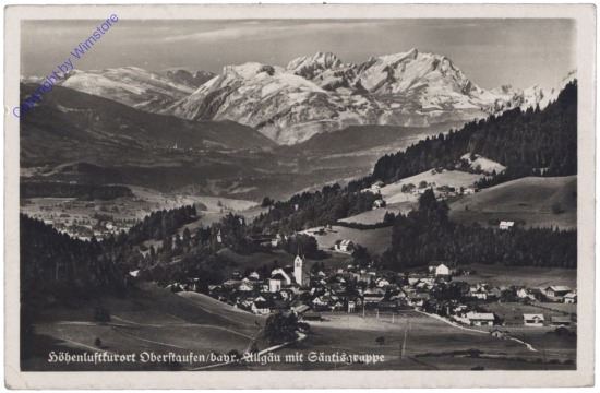 ak135140 Oberstaufen, Ortsansicht