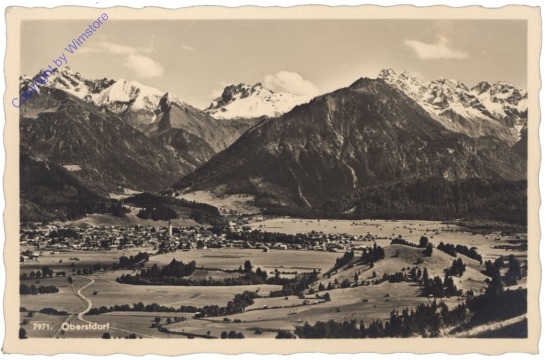 ak135145 Oberstdorf, Ortsansicht