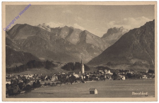 ak135148 Oberstdorf, Ortsansicht