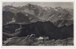 Oberstdorf, Mädelegabel, Hohes Licht und Biberkopf vom Nebelhorn