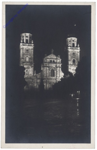 Passau, Beleuchtung des Doms