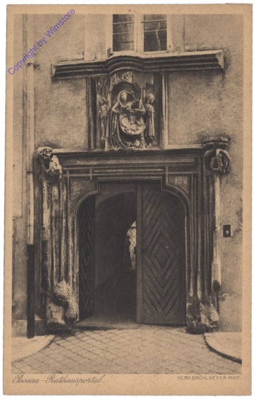 ak135207 Passau, Rathausportal