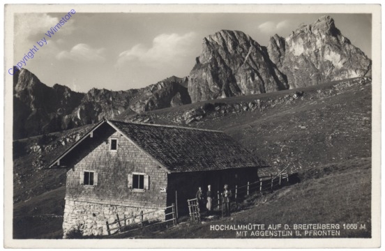 ak135220 Pfronten, Hochalmhütte auf d. Breitenberg