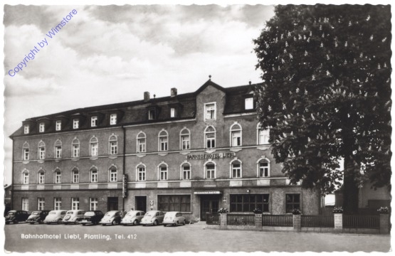 ak135230 Plattling, Bahnhofhotel Liebl