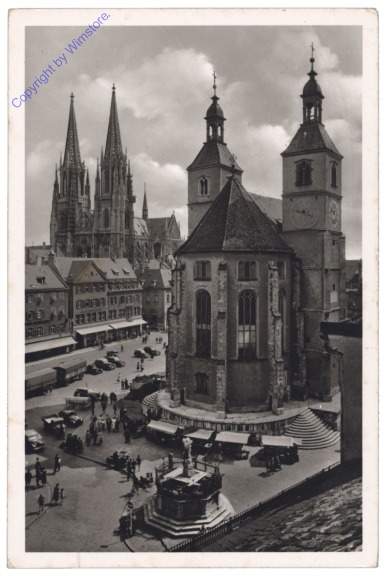 ak135246 Regensburg, Neupfarrplatz