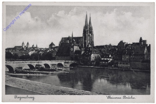 ak135259 Regensburg, Steinerne Brücke