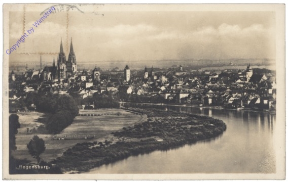 ak135262 Regensburg, Ortsansicht