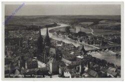 Regensburg, vom Flugzeug aus