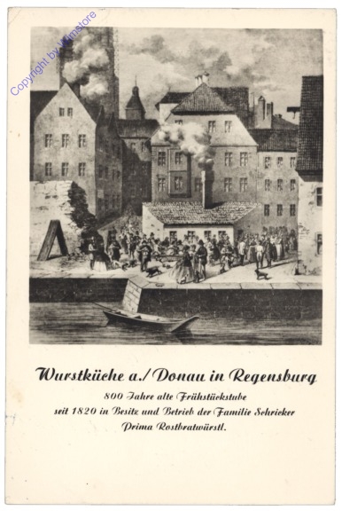 ak135267 Regensburg, Wurstküche