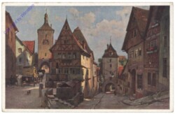 Rothenburg ob der Tauber, Alte Häuser