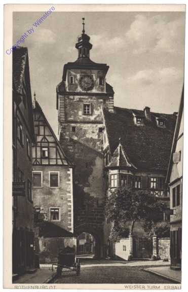 ak135282 Rothenburg ob der Tauber, Weisser Turm