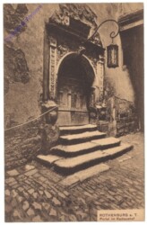 Rothenburg ob der Tauber, Portal im Rathaushof