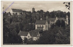 Rothenburg ob der Tauber, Gesamtansicht des Sanatoriums v. Westen