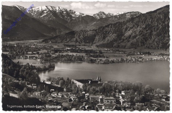 Rottach-Egern, Tegernsee, Blauberge
