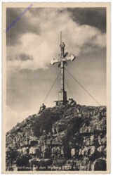 Rottach-Egern, Gipfelkreuz auf dem Wallberg