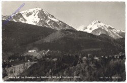 Siegsdorf, Maria Eck mit Hochfelln u. Hochgern