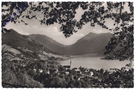Schliersee, mit Jägerkamp u. Brecherspitze
