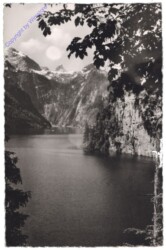 Schönau am Königsee, Königssee, Falkensteinwand u. Schönfeldspitze