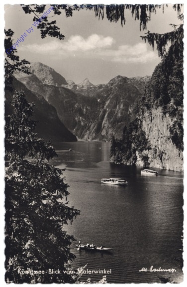Schönau am Königsee, Königssee - Blick vom Malerwinkel
