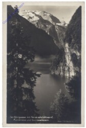 Schönau am Königsee, Der Königssee mti Falkensteinerwand, Funtensee und Grünseelauern