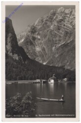 Schönau am Königsee, St. Bartholomä mit Watzmannostwand