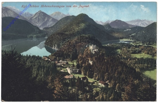 Schwangau, Schloß Hohenschwangau von der Jugend