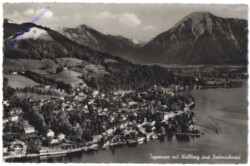 Tegernsee, mit Wallberg und Bodenschneid
