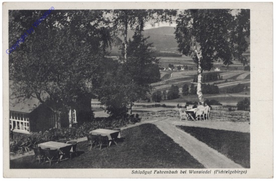 ak135490 Wunsiedel, Schloßgut Fahrenbach