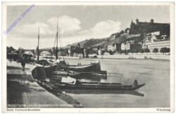 ak135498 Würzburg, Alte Mainbrücke und Festung