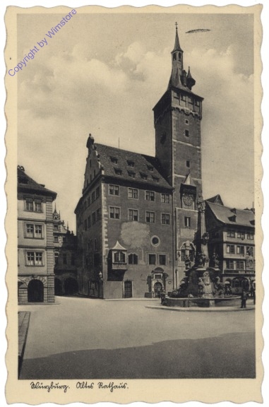 ak135515 Würzburg, Altes Rathaus