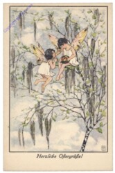 Elfen mit Ostereiern