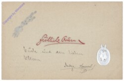 Hase blickt aus Ei heraus