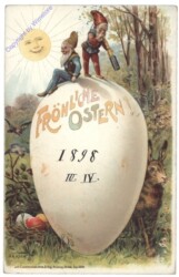 Zwerge auf einem großem Ei