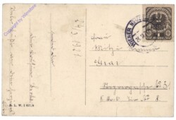 Zeppelin mit Osterkorb