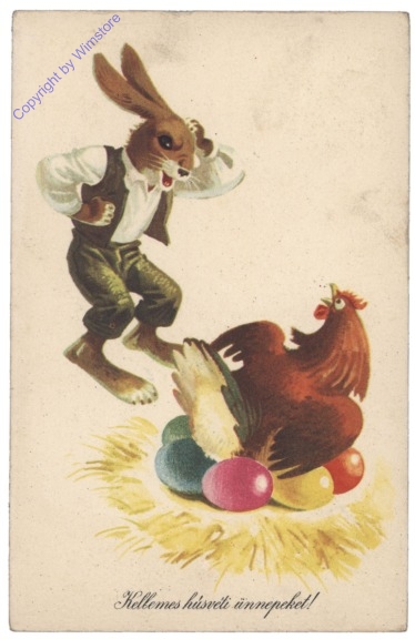 Hase mit Henne