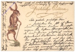 Osterhase mit Korb