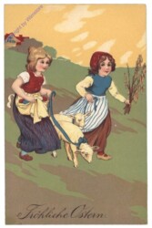 Mädchen mit Lamm