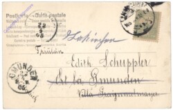 ak135756a Mädchen mit Korb am Rücken