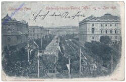 Wien, Erinnerungs-Karte, Kinder-Huldigungs-Festzug, 24.6.1898