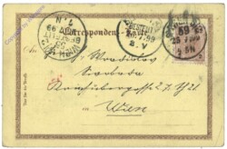 Wien, Erinnerungs-Karte, Kinder-Huldigungs-Festzug, 24.6.1898