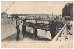 Wien 1, Stadtbahn, Wienfluss - Übersetzung beim Hauptzollamt
