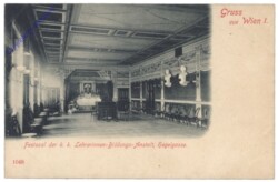 Wien 1, Festsaal der k.k. Lehrerinnen-Bildungs-Anstalt, Hegelgasse